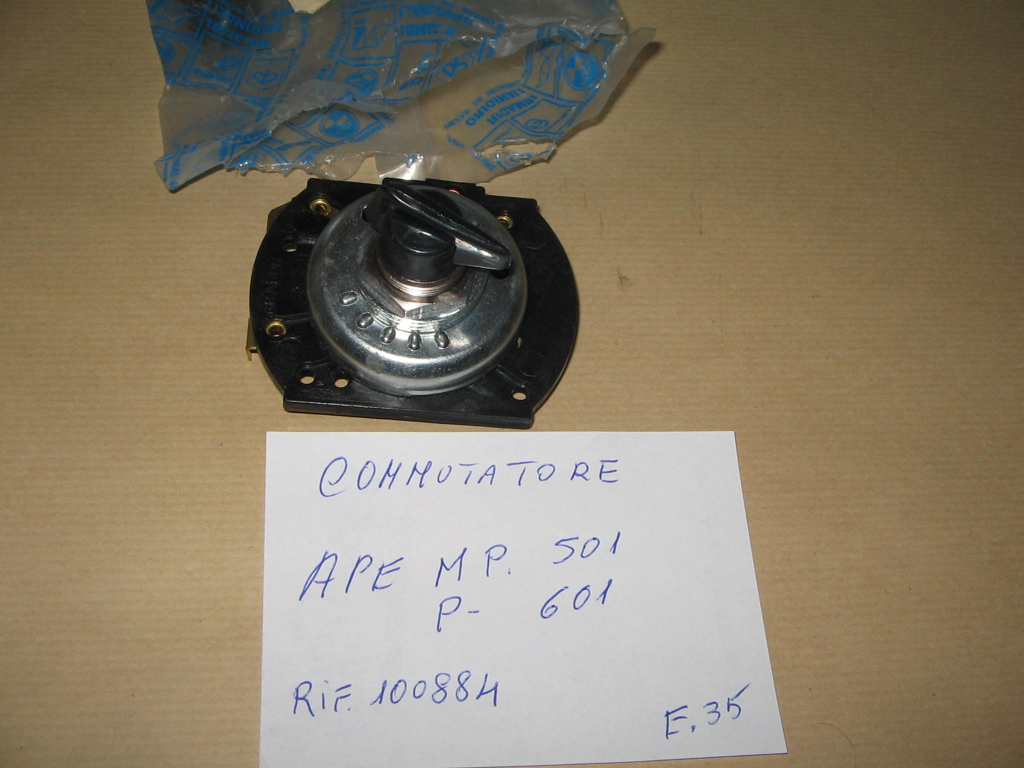 PIAGGIO APE COMMUTATORE N.1241